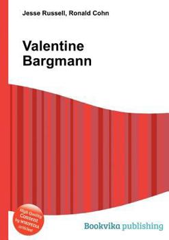 Paperback Valentine Bargmann Book