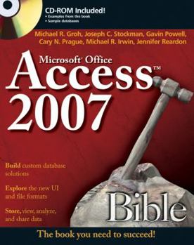 Paperback Access 2007 Bible [With CDROM] Book