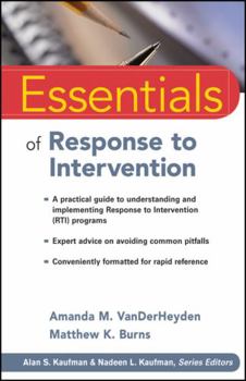 Paperback Essentials of Response to Intervention Book