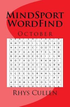 Paperback MindSport WordFind October Book