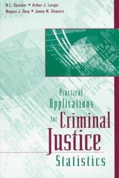 Hardcover Practical Applications of Criminal Justice Statistics Book