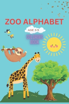 Paperback Zoo alphabet: Coloring book