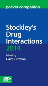 Paperback Stockley's Drug Interactions Pocket Companion 2014 Book
