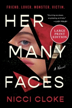 Paperback Her Many Faces [Large Print] Book
