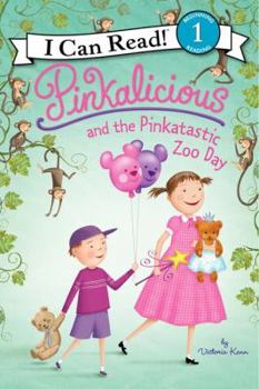 Hardcover Pinkalicious and the Pinkatastic Zoo Day Book