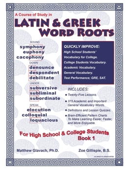 Paperback Latin & Greek Word Roots, Book 1 Book