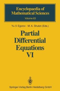 Hardcover Partial Differential Equations VI: Elliptic and Parabolic Operators Book