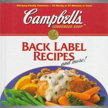 Hardcover Back Label Recipes and More! Book
