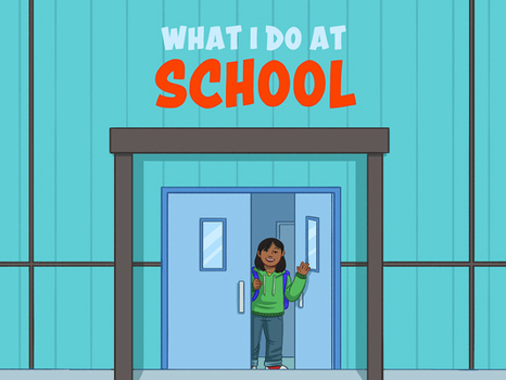 Paperback What I Do at School: English Edition Book