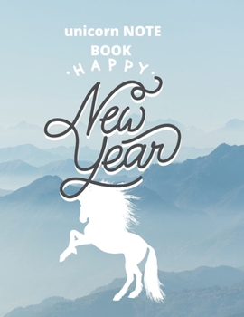 notebook gift  unicorn:happy new year: Unicorn Journal and notebook gift : Journal and Notebook for Girls - Composition Size (8.5"x11") With Lined and ... for Journal, Doodling, Sketching and Notes
