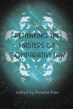 Paperback Rethinking the Masters of Comparative Law Book
