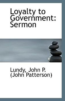 Paperback Loyalty to Government: Sermon Book