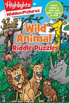 Paperback Wild Animal Riddle Puzzles Book