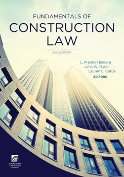 Paperback Fundamentals of Construction Law Book