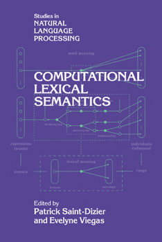 Paperback Computational Lexical Semantics Book
