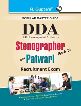 Paperback Dda: Stenographer (Grade-D) and Patwari Recruitment Exam Guide Book