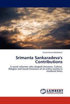 Paperback Srimanta Sankaradeva's Contributions Book