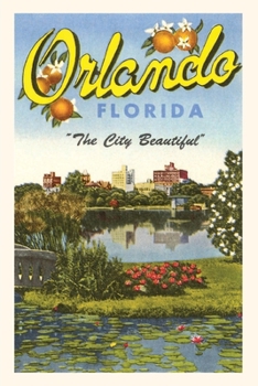 Paperback Vintage Journal Orlando, Florida the City Beautiful Book