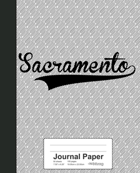 Paperback Journal Paper: SACRAMENTO Notebook Book