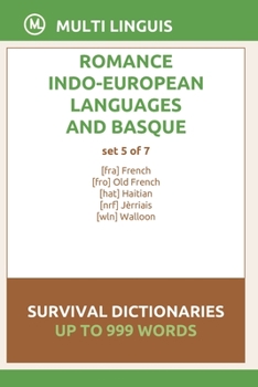 Paperback Romance Languages and Basque Language Survival Dictionaries (Set 5 of 7) Book