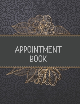 Appointment Book: Featuring daily weekly calendar with 15 minute hourly intervals (7am-9pm) for scheduling, Hair Stylists, Salons, and Nail Salons. (cool mandala)