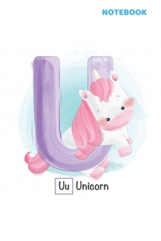 Notebook: Notebook for girls kawaii Unicorn