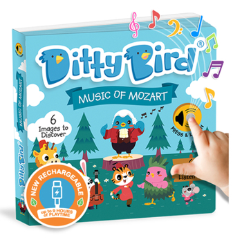 DITTY BIRD Music of Mozart Sound Toy | Classical Music for Infants and Babies | Books for toddler 1-3 | Sound books for Toddlers | Interactive Musical Toy