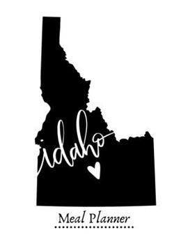 Paperback Idaho Meal Planner: Weekly Menu Planner and Grocery List Book