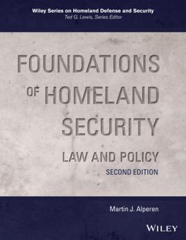 Hardcover Foundations of Homeland Security Book