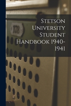 Paperback Stetson University Student Handbook 1940-1941 Book