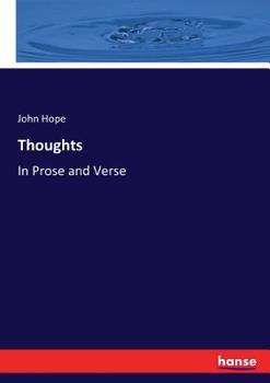 Paperback Thoughts: In Prose and Verse Book