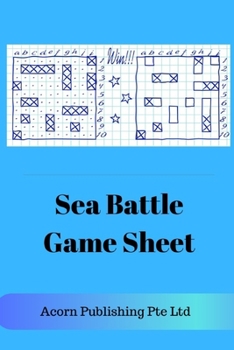 Paperback Sea Battle Game Sheet Book