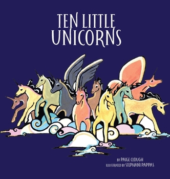 Hardcover Ten Little Unicorns Book