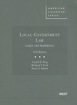 Hardcover Local Government Law: Cases and Materials Book