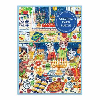 Misc. Happy Hanukcats Greeting Card Puzzle Book