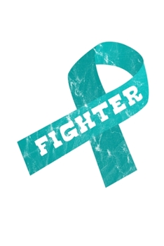 Paperback Fighter: Robin Egg Blue Ribbon Awareness Food Meal Planner Undated Journal 6"x9" 120 pages Book