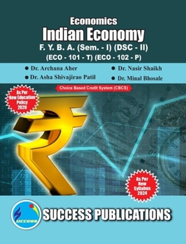 Paperback Indian Economy - I(F.Y.B.A, Sem.-I) SPPU-Text(English) Book