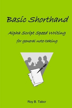 Paperback Basic Shorthand Alpha Script Speedwriting Book