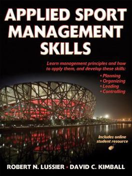 Hardcover Applied Sport Management Skills with Web Resource [With Access Code] Book