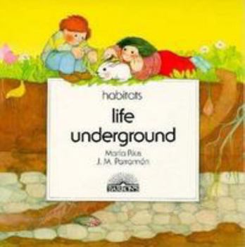Paperback Life Underground (Habitats) (English and Spanish Edition) Book