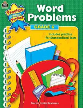 Paperback Word Problems Grade 6 Book