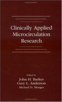 Hardcover Clinically Applied Microcirculation Research Book