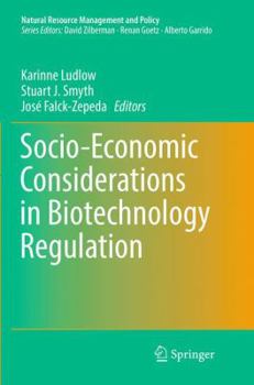 Paperback Socio-Economic Considerations in Biotechnology Regulation Book