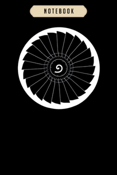 Notebook: 737 turbine commercial airliner pilot Notebook6x9(100 pages)Blank Lined Paperback Journal For Student, kids, women, girls, boys, men, birthday giftsPilot gifts notebook