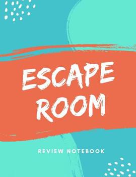 Paperback Escape Room Review Notebook: 40 unique review pages Book