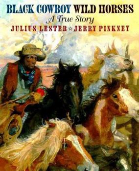Hardcover Black Cowboy, Wild Horses Book