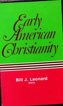 Paperback Early American Christianity Book
