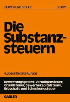 Paperback Die Substanzsteuern [German] Book