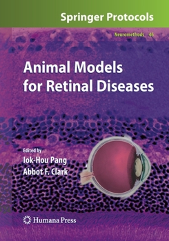 Paperback Animal Models for Retinal Diseases Book