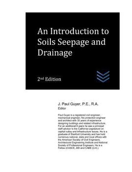 Paperback An Introduction to Soils Seepage and Drainage Book
